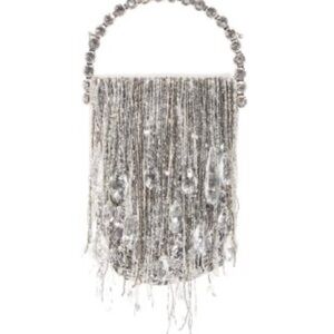 L'alingi
Silver Crystals Micro Fringe Eternity Crossbody